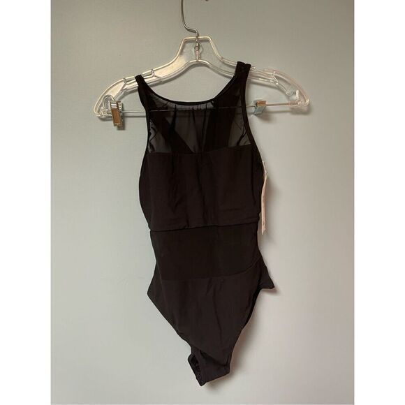 Brand New Arena Women’s Size 34Black Vented Mesh Panel Swimsuit One Piece - Picture 1 of 9